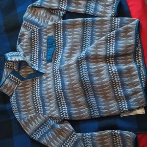 Men's L Patagonia lightweight Synchilla Snap T